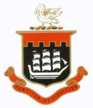 The badge of the Hoe Grammar School, Plymouth