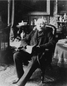 The Reverend T A Bewes pictured at Beaumont House in 1888