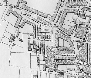 St Andrew Street, Plymouth, 1765.