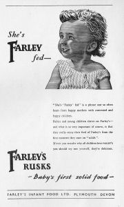 A Farley's Rusks advert from 1953.